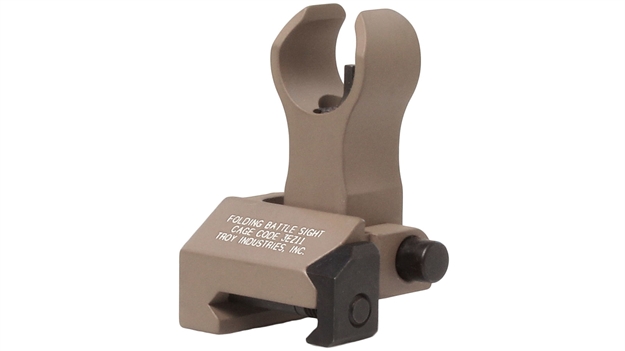 Picture of Troy Ind Ssigfbsfhft00 Front Folding Battlesight HK  Flat Dark Earth Front Sight SSIG-FBS-FHFT-00 812699010679