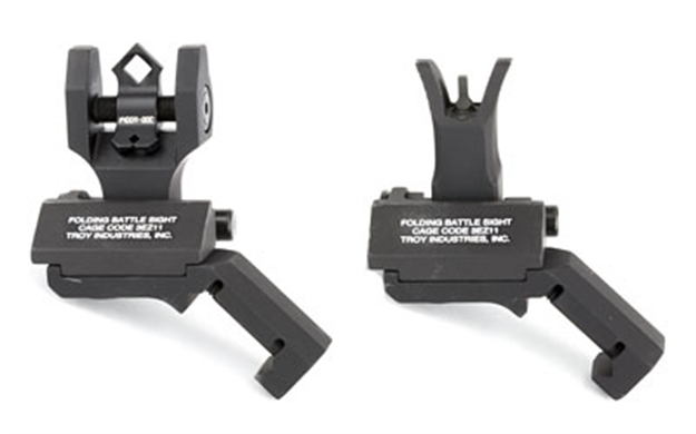 Picture of Troy Ind Ssig45smdbt00 45 Degree Offset Battlesight Set M4 Front& Diopter Rear  Black Hardcoat Anodized SSIG-45S-MDBT-00 812441020352