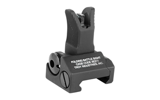 Picture of Troy Ind Ssigfbsfmbt01 Tritium Front Folding Battlesight M4  Black Hardcoat Anodized For M4 SSIG-FBS-FMBT-01 812699011096