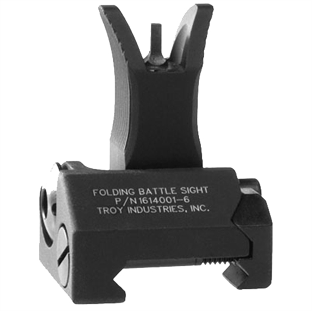 Picture of Troy Ind Ssigfbsfmbt01 Tritium Front Folding Battlesight M4  Black Hardcoat Anodized For M4 SSIG-FBS-FMBT-01