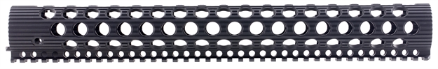 Picture of Troy Ind Strxal1e5bt0 Battle Rail Alpha Ar-15 Rifle Aluminum Black Hard Coat Ano