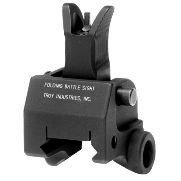 Picture of Troy Ssiggbfombt1 Battle Sight Front M4 Folding Tritium Gas Blk MT Ar-15