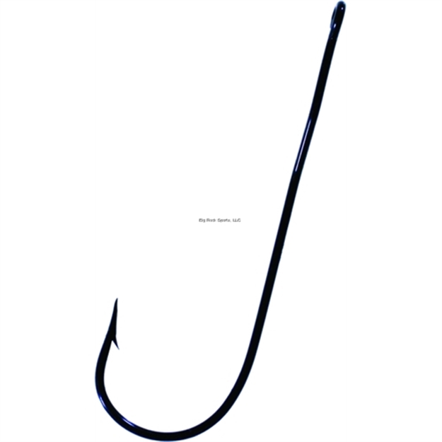 Picture of Tru-Turn Aberdeen Panfish Hook, Size 8, Spear Point, Light Wire, Non-Offset, Ringed Eye, Blue, 9 Per Pack