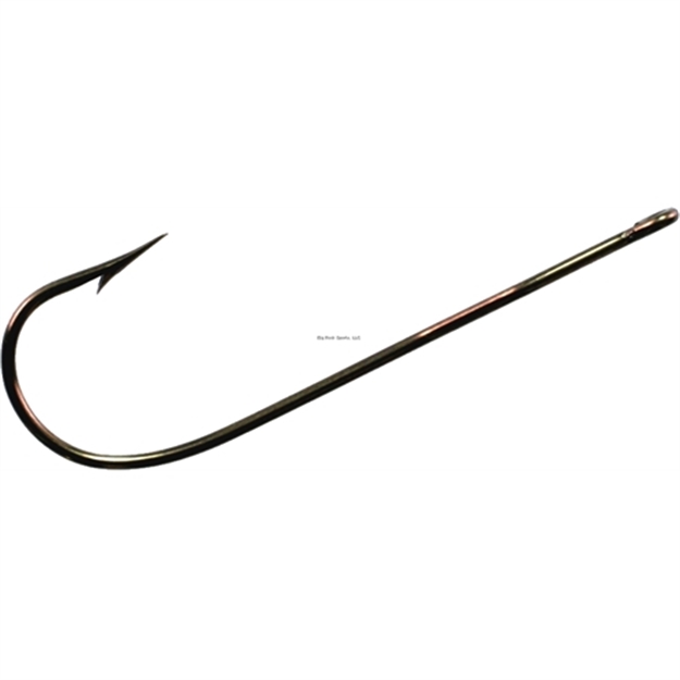 Picture of Tru-Turn Aberdeen Panfish Hook, Size 10, Spear Point, Offset, Ringed Eye, Bronze, 9 Per Pack