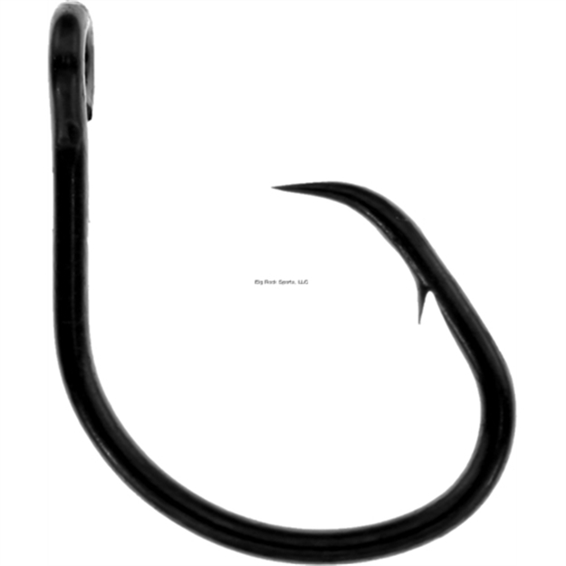 Picture of Daiichi Circlechunk Heavy Duty Circle Hook, Size 12/0, Non-Offset, Black Nickel, 3 Per Pack