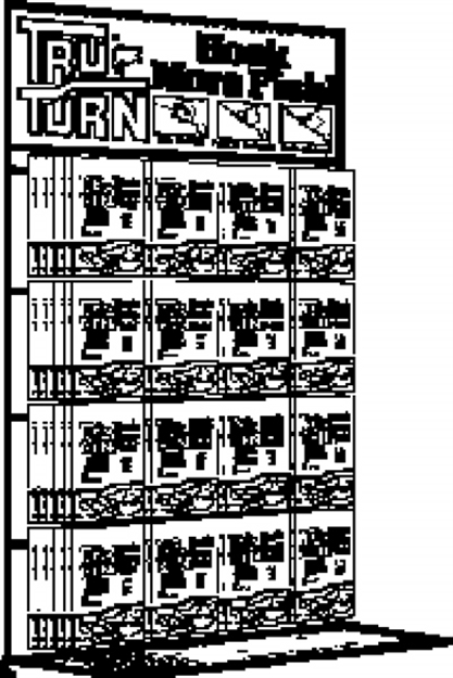 Picture of Tru Turn Red Hook Display 96Pc