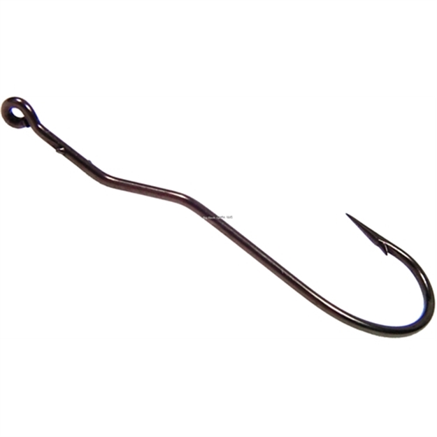 Picture of Tru-Turn The Brute Worm Hook, Size 4/0, 2 Sliced Shank, Bronze, 4 Per Pack