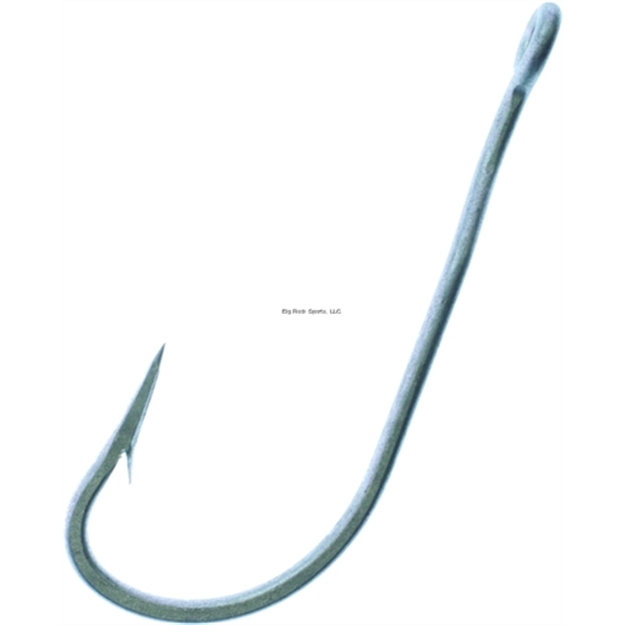 Picture of Tru-Turn O'shaughnessy Hook, Size 3/0, Forged/Spear Point, Offset, Ringed Eye, Perma Steel, 6 Per Pack