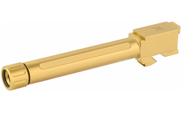 Picture of True Precision Precision For Glock 17 Barrel Threaded Gold Tin! TP-G17B-XTG 719104536116