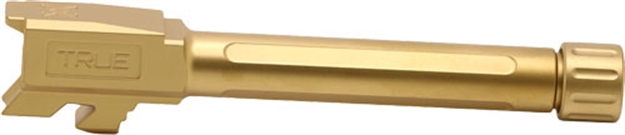 Picture of True Precision Precision For Glock 48 Barrel Threaded Gold Tin TPG48BXTG 719104540434