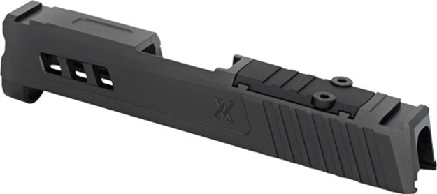 Picture of True Precision Inc Tpp365sbcrms Axiom Optic Cut Slide Fits Sig P365 Black Dlc Anodized 416R Stainless Steel TP-P365S-BC-RMS 719104537687