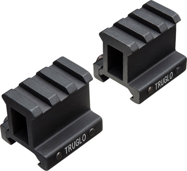Picture of  Truglo Tg8992b Picatinny Riser Mount  Matte Black Anodized 788130018262