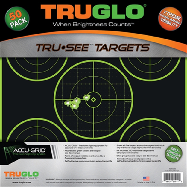 Picture of Truglo 5-Bull 12X12 50Pk
