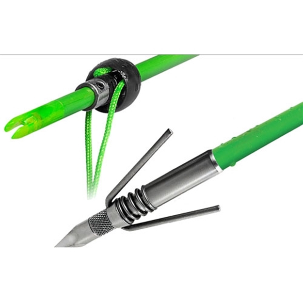 Picture of Truglo Bowfishing Speed Shot Arrow W/Spring Fshr Pnt & Slde TG140S1G 788130024782