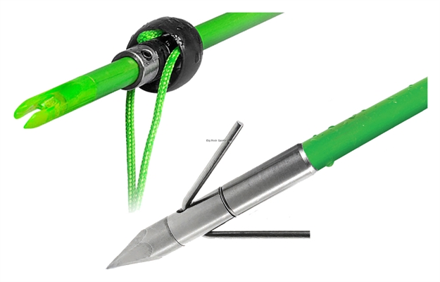 Picture of Truglo Speed-Shot Bowfishing Arrow FG Lunker Point W/Slide TG140B1G