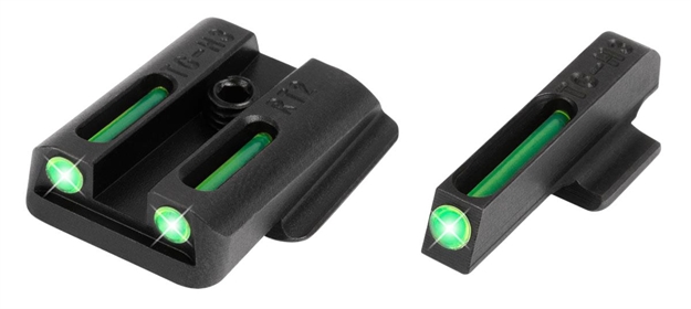 Picture of  Truglo Tg131rt2 Tfo  Green/Tritium/Fiber Optic Front Sight-Green/Tritium/Fiber Optic Rear Sight Ruger Lc9/9S/380 788130019566