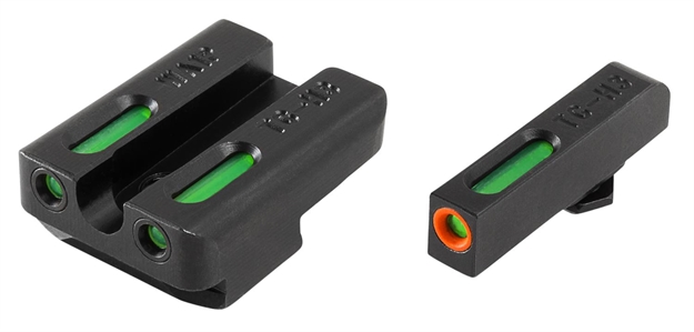 Picture of  Truglo Tg13wa1pc Tfx Pro  Black | Green Tritium & Fiber Optic Orange Outline Front Sight Green Tritium & Fiber Optic Rear Sight 788130022863