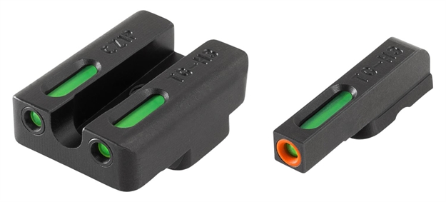 Picture of  Truglo Tg13wa2pc Tfx Pro  Black | Green Tritium & Fiber Optic Orange Outline Front Sight Green Tritium & Fiber Optic Rear Sight 788130023211