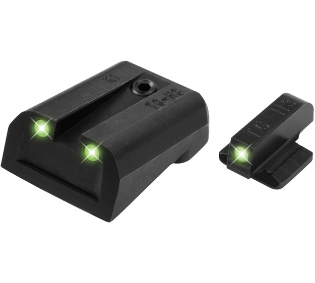 Picture of Truglo Tfx Tritium/Fiber-Optic Day/Night Sights, Green, Kahr K, Mk, P, Pm, T &Tp Mods With New Dovetail (Produced After 2004) TG13KA1A