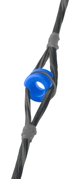 Picture of Truglo Centra Peep Pro Series Peep Sight 1/4" Blue