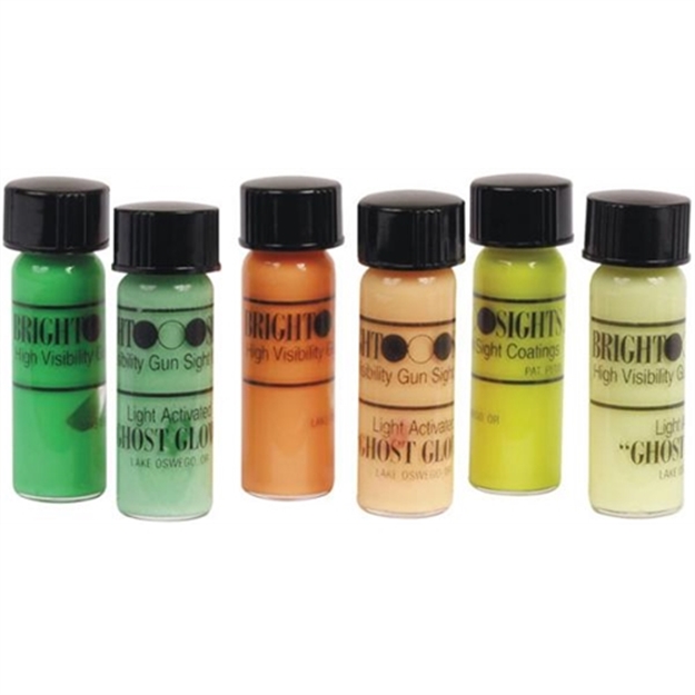 Picture of Truglo Glo-Brite Ghost Glow Sight Paint Kit, High-Vis Green/Orange/White, Luminescent Yellow/Orange/Green TG985B 788130091319