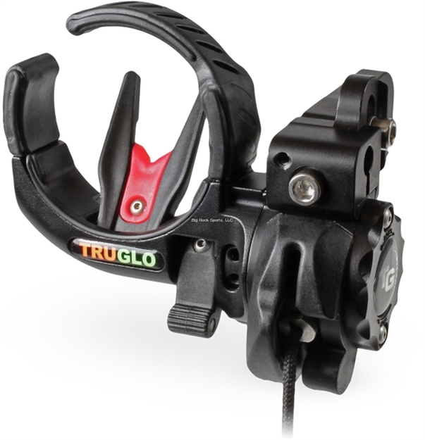 Picture of Truglo Arrow Rest Lock-Fire Drop-Away Black W/Color Flippr