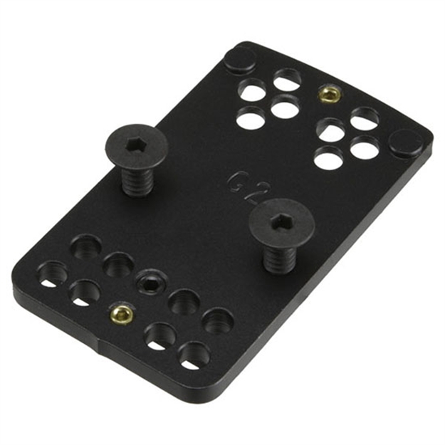 Picture of  Truglo Tg8950g2 Optic Mount  Black Nitride Fortress Finish Steel, Compatible W/Glock Mos Except 42/43, Dovetail/Rmr Pattern Footprint Mount