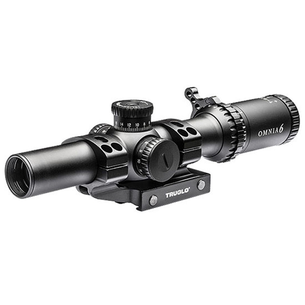 Picture of  Truglo Tg8516tlr Omnia Tactical Black Anodized 1-6X24mm 30Mm Tube Illuminated Aptr Reticle