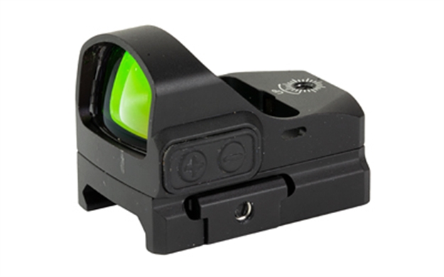Picture of  Truglo Tg-Tg8100b1 Tru-Tec Micro Black Anodized 23X17mm 3 Moa Illuminated Red Dot Reticle Fits Glock Features Glock Dovetail/Picatinny Mount