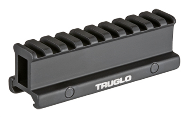 Picture of Truglo Picatinny-Style Riser Mount, 1" H, 4" L, 1-Piece, Cnc Aluminum, Black TG8990B 788130018248