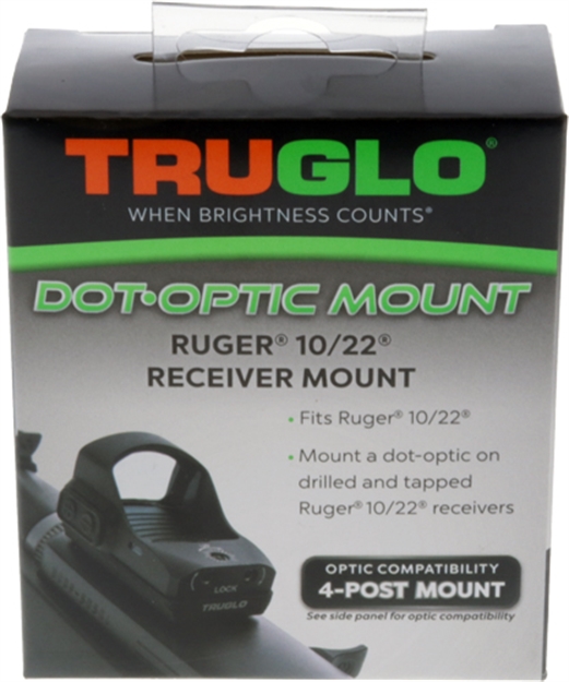 Picture of Truglo Ruger 10-22 Receiver Mount For Tru-Tec/Vortex Sight