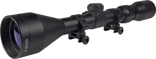 Picture of Truglo Tg-85395Xb Buckline  Black Anodized 3-9X50mm 1" Tube Bdc Reticle TG85395XB