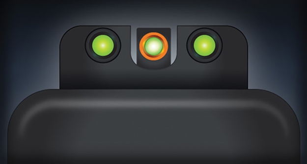 Picture of  Truglo Tg13sg4pc Tfx Pro  Black | Green Tritium & Fiber Optic Orange Outline Front Sight Green Tritium & Fiber Optic Rear Sight 788130027301