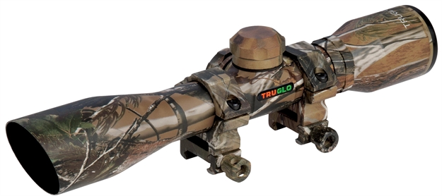 Picture of  Truglo Tg8504cd Compact  Realtree Apg 4X 32Mm 1" Tube Diamond Reticle W/Rings