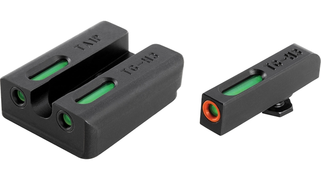 Picture of  Truglo Tg13ta2pc Tfx Pro  Black | Green Tritium & Fiber Optic Orange Outline Front Sight Green Tritium & Fiber Optic Rear Sight