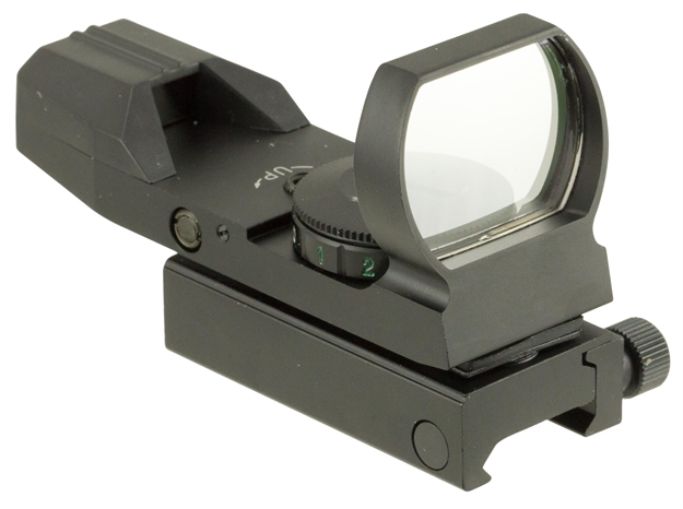Picture of Truglo Tg-8370B Open Dot Sight  Black Anodized 1X 34Mm 5 Moa Dual (Red/Green) Illuminated Dot Reticle TG8370B
