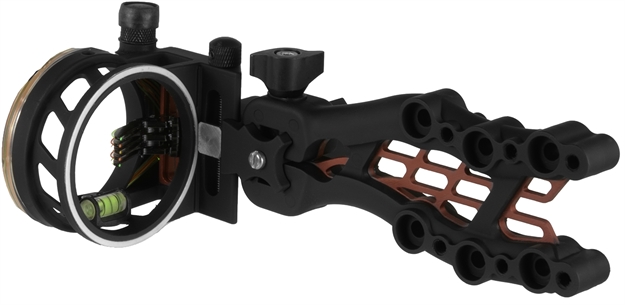 Picture of Truglo Carbon Hybrid Bow Sight Micro 5 Light 19 Black TG7515B