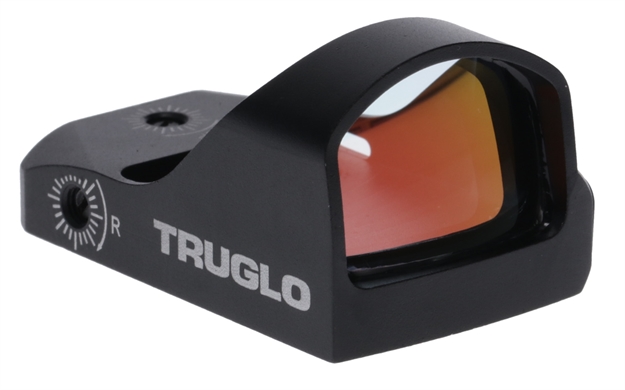 Picture of Truglo Tgtg8100b4 Tru-Tec Micro Universal 23X17mm 3 Moa Red Dot Black Hardcoat Anodized Compatible With Ruger 10-22 TG-TG8100B4