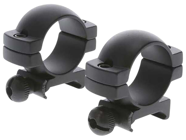 Picture of Truglo Tgtg8960b1 Lightweight Scope Rings  Matte Black 1" Medium TG-TG8960B1