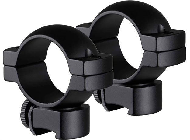 Picture of Truglo Tgtg8960b2 Lightweight Scope Rings  Matte Black 1" Medium 2 Screws (1 Per Side) TG-TG8960B2