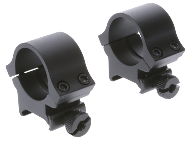 Picture of Truglo Tgtg8961b2 Lightweight Scope Rings  Matte Black 1" High TG-TG8961B2