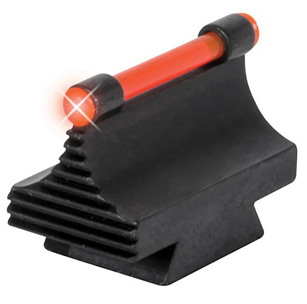 Picture of  Truglo Tgtg95450rr 3/8" Dovetail Front Sight  Black 0.450" Red Ramp For Rifle