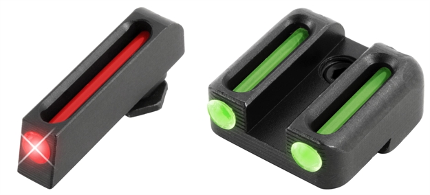 Picture of  Truglo Tg131g3 Fiber-Optic  Red/Fiber Optic Front Sight-Green/Fiber Optic Rear Sight Glock 42/43/43X