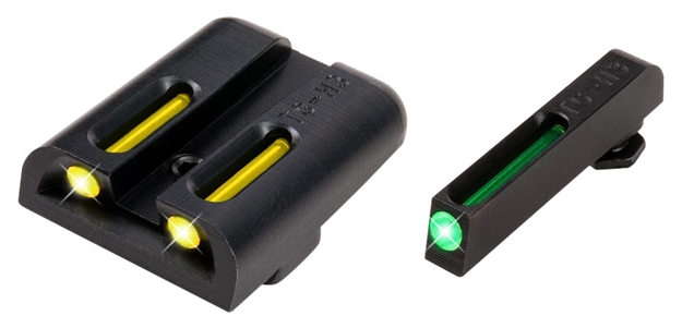 Picture of  Truglo Tg131gt2y Tfo  Green/Tritium/Fiber Optic Front Sight-Yellow/Tritium/Fiber Optic Rear Sight Glock 20/21 788130020968