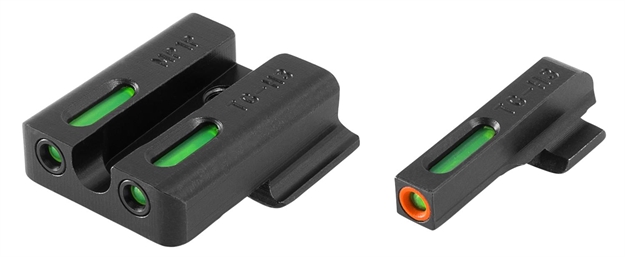 Picture of Truglo Tfx Pro Tritium/Fiber-Optic Day/Night Handgun Sights, Orange Front,S&W M&P (Incl Shield & .22 Mod,Ex .22 Comp),Sd9,Sd40 (Ex VE Mod) TG13MP1PC 788130022597