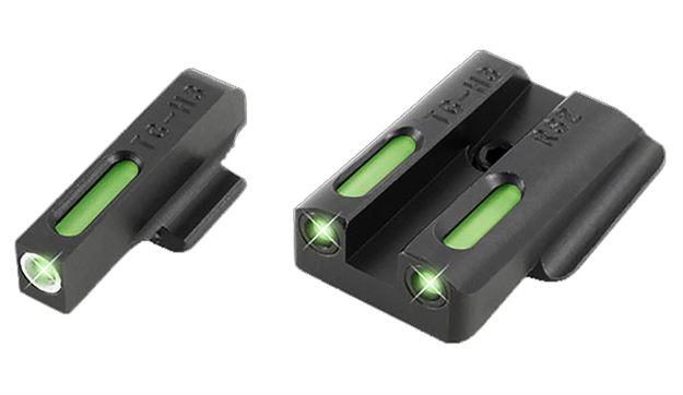 Picture of  Truglo Tg13rs2a Tfx  Black | Green Tritium & Fiber Optic White Outline Front Sight Green Tritium & Fiber Optic Rear Sight 788130020036