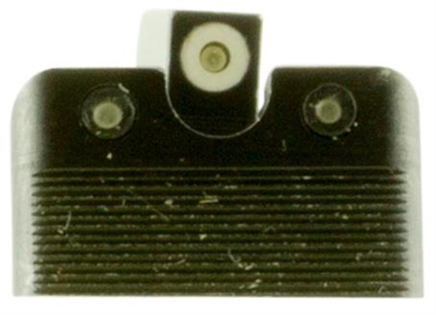 Picture of  Truglo Tg231g1mw Tritium Pro  Low White Outline Tritium Front/Green Tritium Rear/Black Nitride Fortress Frame, Compatible W/Glock Mos, Front Post/Rear Dovetail Mount