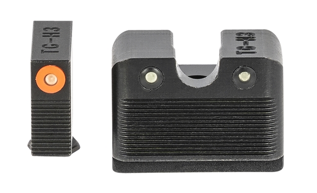 Picture of  Truglo Tg231g2mc Tritium Pro  Black | Green Tritium Orange Outline Front Sight Green Tritium Rear Sight