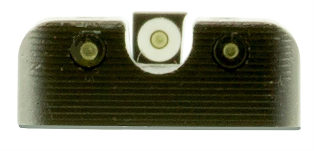 Picture of  Truglo Tg231h1w Tritium Pro  Black | Green Tritium White Outline Front Sight Green Tritium Rear Sight 788130023952