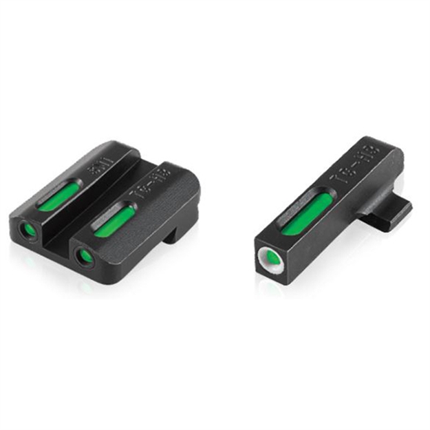 Picture of  Truglo Tg231r3w Tritium Pro  Black | Green Tritium White Outline Front Sight Green Tritium Rear Sight 788130023907